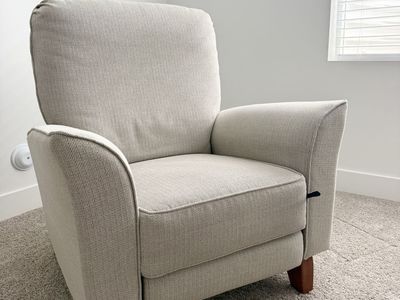 Rocker, recliner chair so perfect for a nursery!