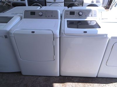 Maytag top load washer with matched electric dryer