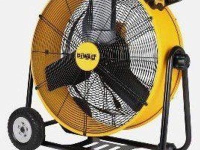 DEWALT 24 Inch High Velocity Heavy Duty Metal Drum Fan Stepless Speed Tilt Adjustable