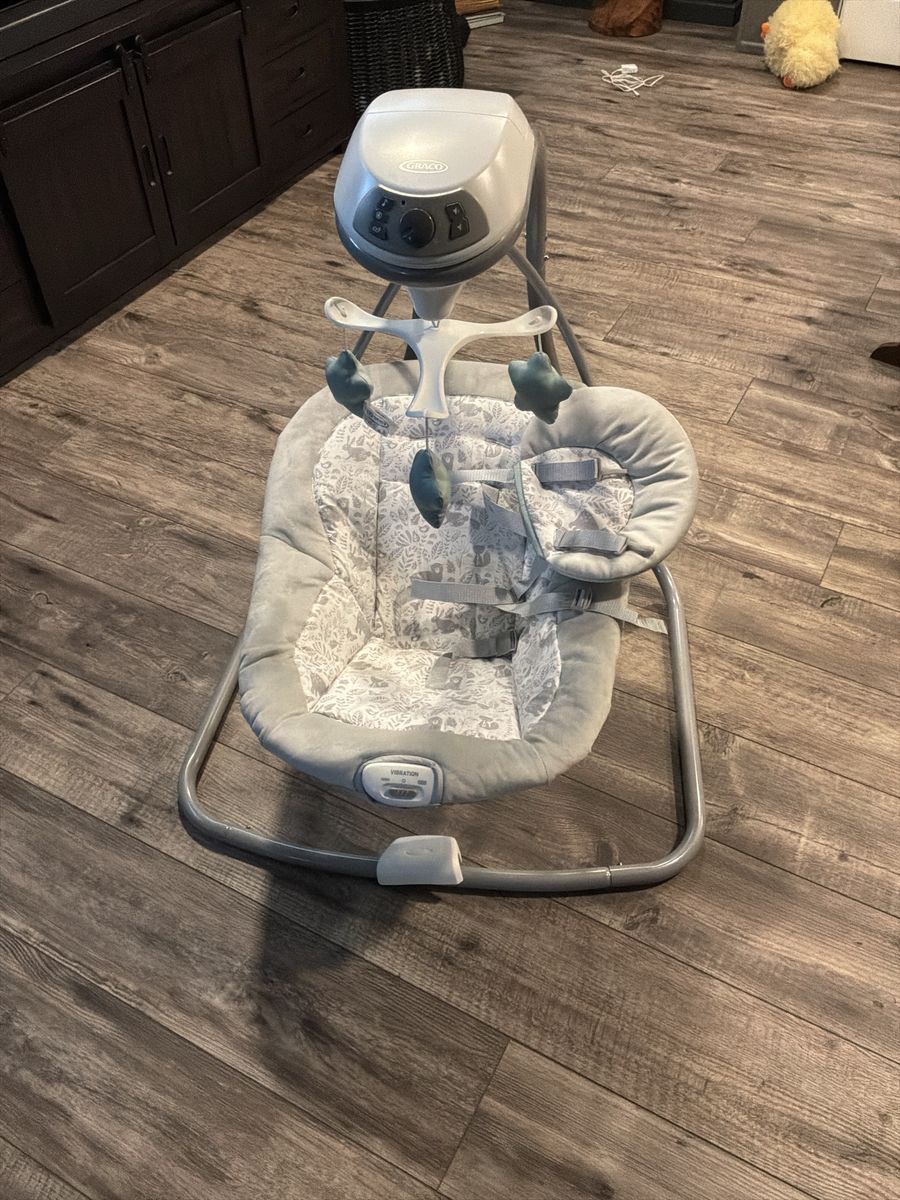 Graco Automatic Baby Swing with Vibration and Hanging Toys