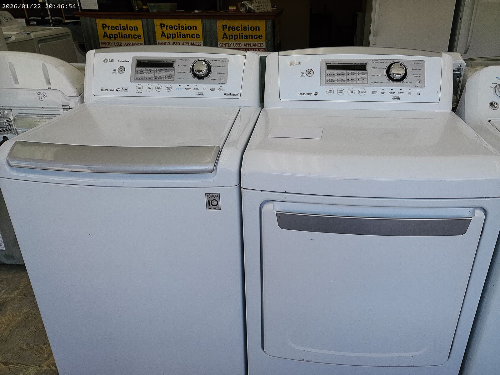HE Top Load Washer and Electric Dryer~90 Day Guarantee