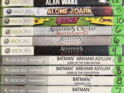 Xbox 360 Games Starting At 3$ And Up