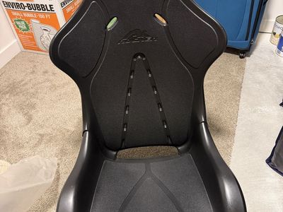 Ailer Black Plastic Racing Simulator Seat Bucket Seat