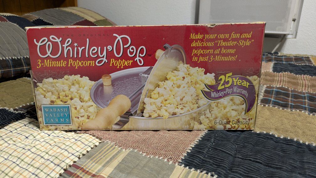 Brand New Whirley-Pop Popcorn Popper