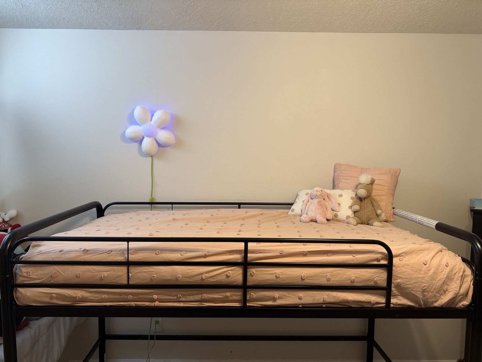 Black Loft Bed with or with out Matress