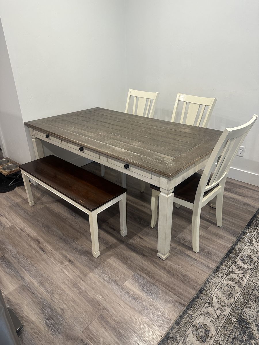 Ashley’s farm house table