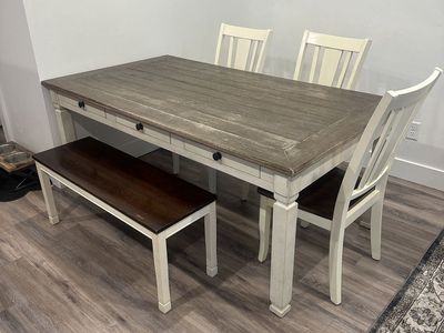 Ashley’s farm house table