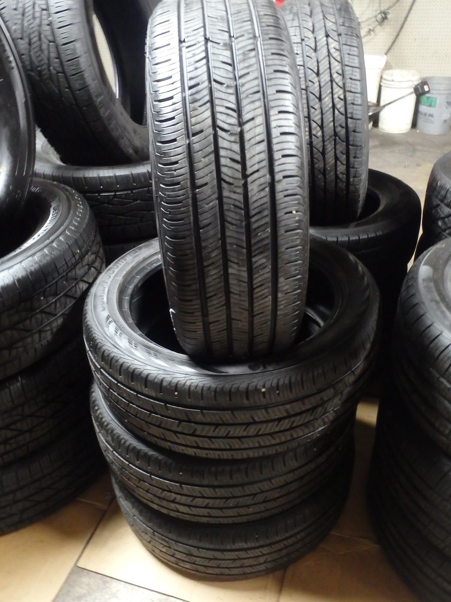 205/50R17 CONTINENTAL CONTIPRO CONTACT RUNFLAT SET OF USED TIRES
