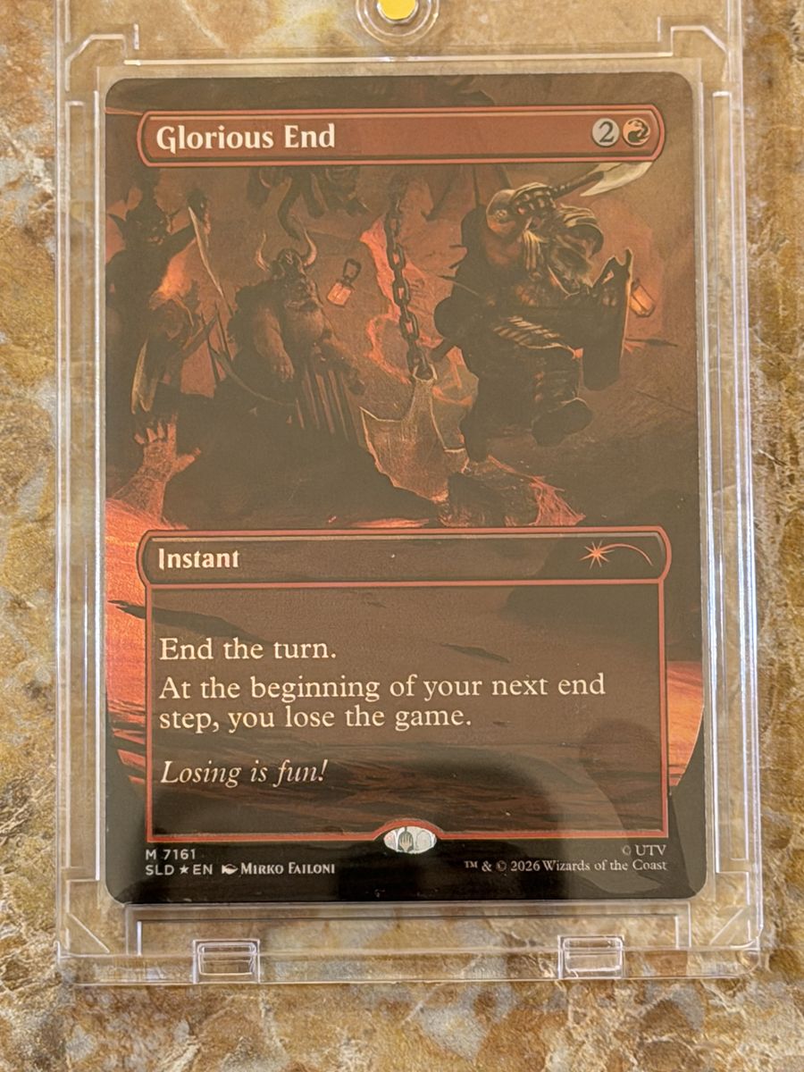 Glorious end secret layer drop