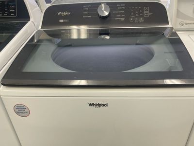 Whirlpool White Top Load Washer - Deep Fill, Wrinkle Control, 2-in-1 Removable Agitator