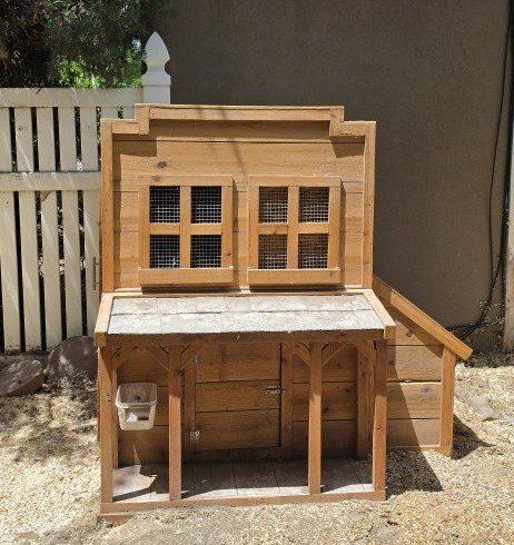 Solid Wood Chicken Coop