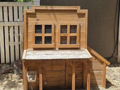 Solid Wood Chicken Coop