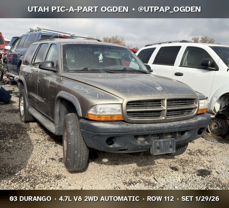 2003 Dodge Durango Parts - UTPAP Ogden