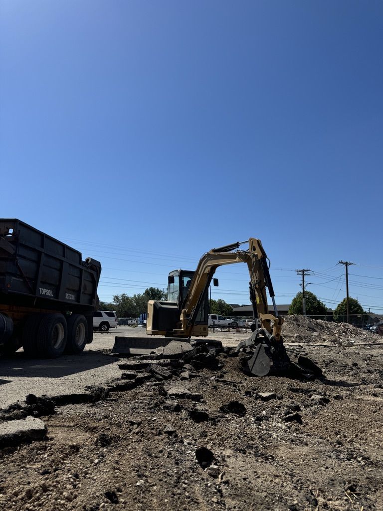 CAT 303 Mini Excavator + Dump Trailer Rental – Dig & Haul - Half day available