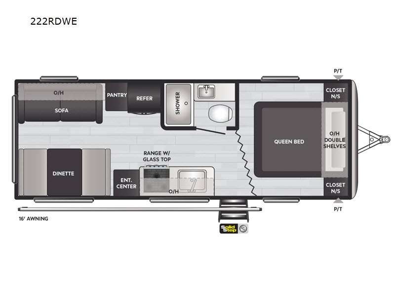 2021 Keystone RV Springdale 222RDWE Travel Trailer Front Bedroom