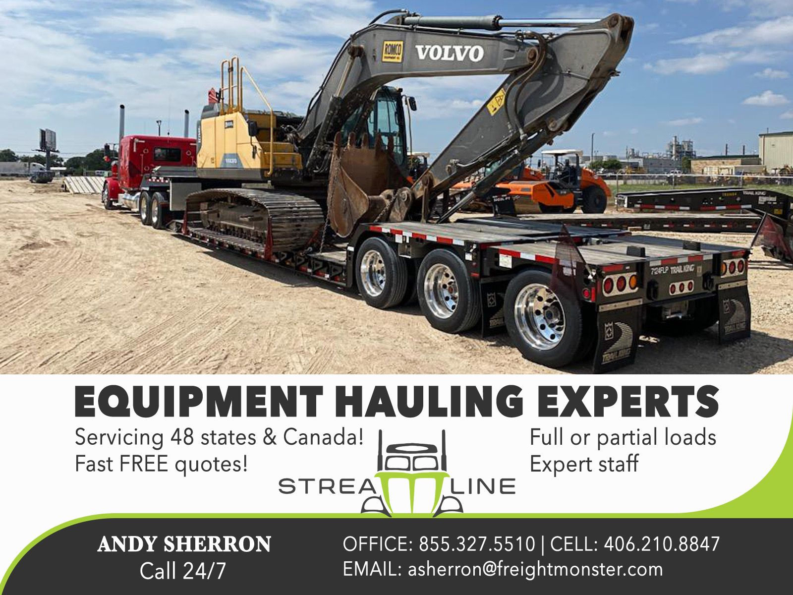 HEAVY EQUIPMENT TRANSPORT UNITED STATES AND CANADA