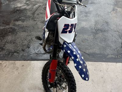 American Flag Pit Bike Dirt Bike - Red, White, & Blue Custom Graphics
