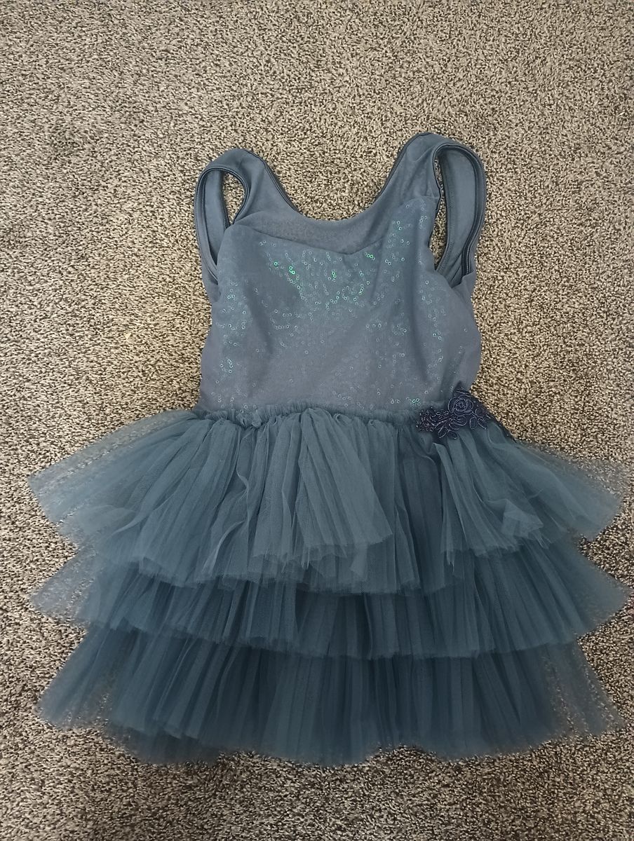 Blue dance costume