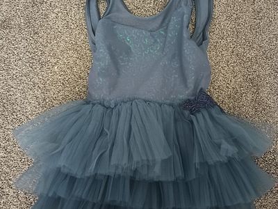 Blue dance costume