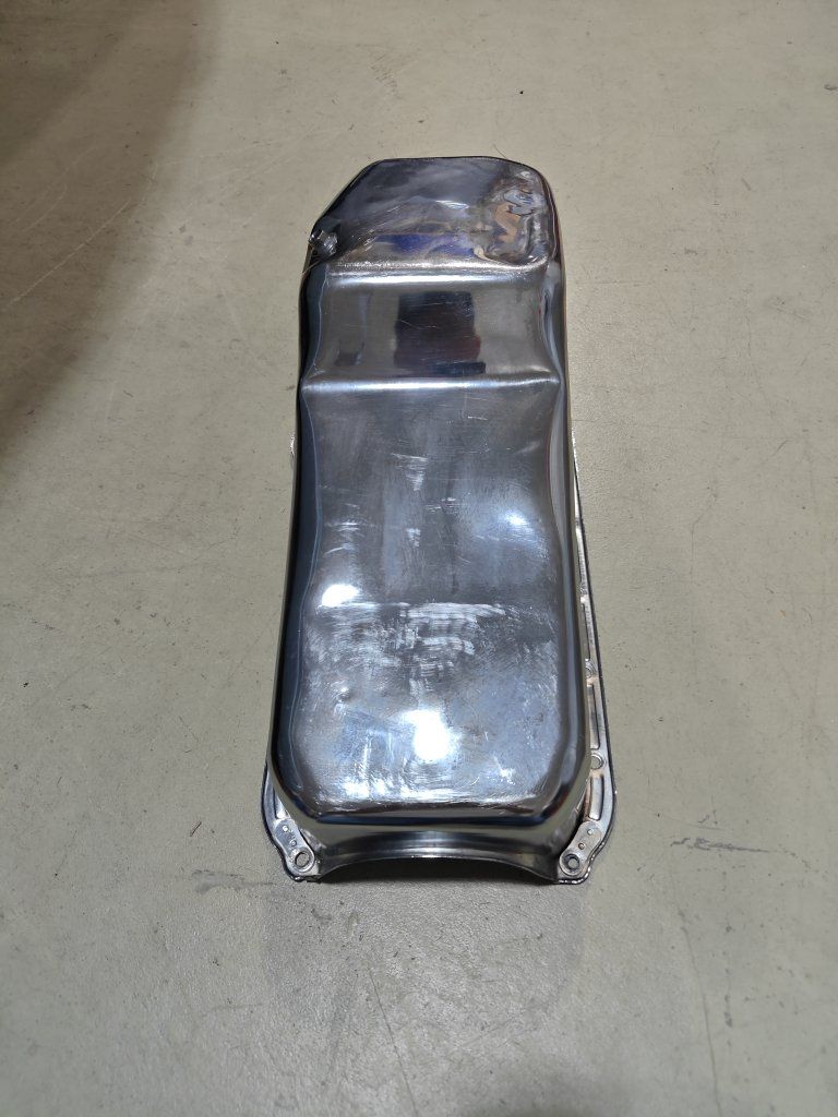 Chrome Oil Pan for SBC