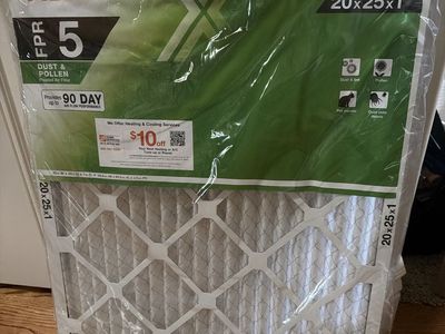HDX A/C Furnace Air Filter 20x25x1