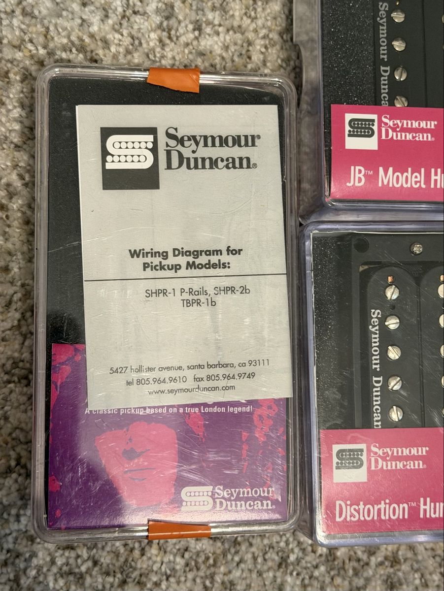 Seymour Duncan Humbucker pickup distortion JB