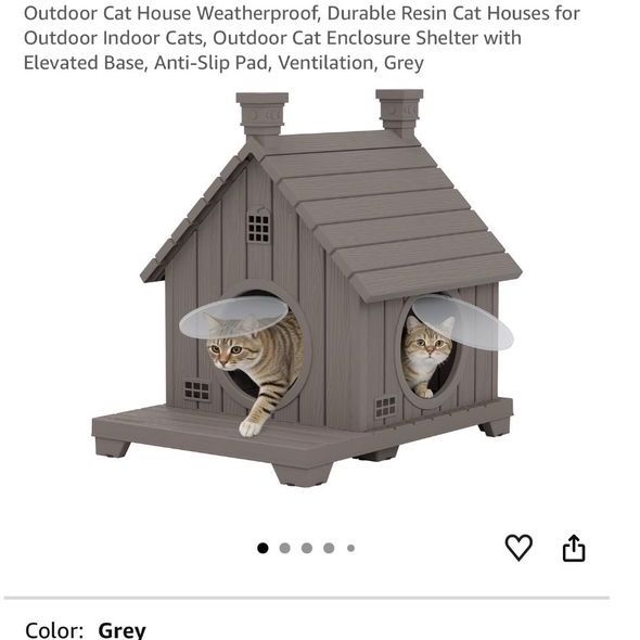 Outdoor cat house