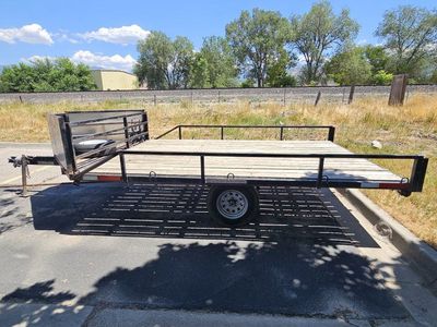 Quadrax & Fat Daddy Fab Utility Trailer 3500 lbs GVWR Single Axle Wood Deck