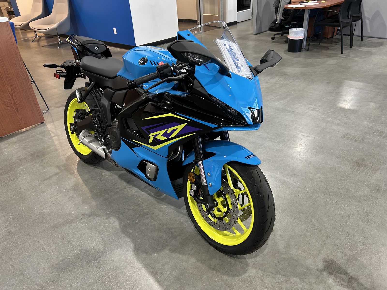 2026 Yamaha YZF-R7 Breaker Cyan / Raven - 006237