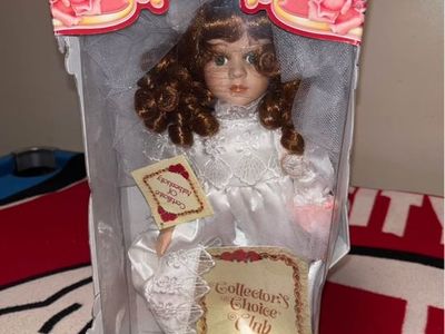 Collector's Choice Genuine Fine Bisque Porcelain Doll Limited Edition NIB