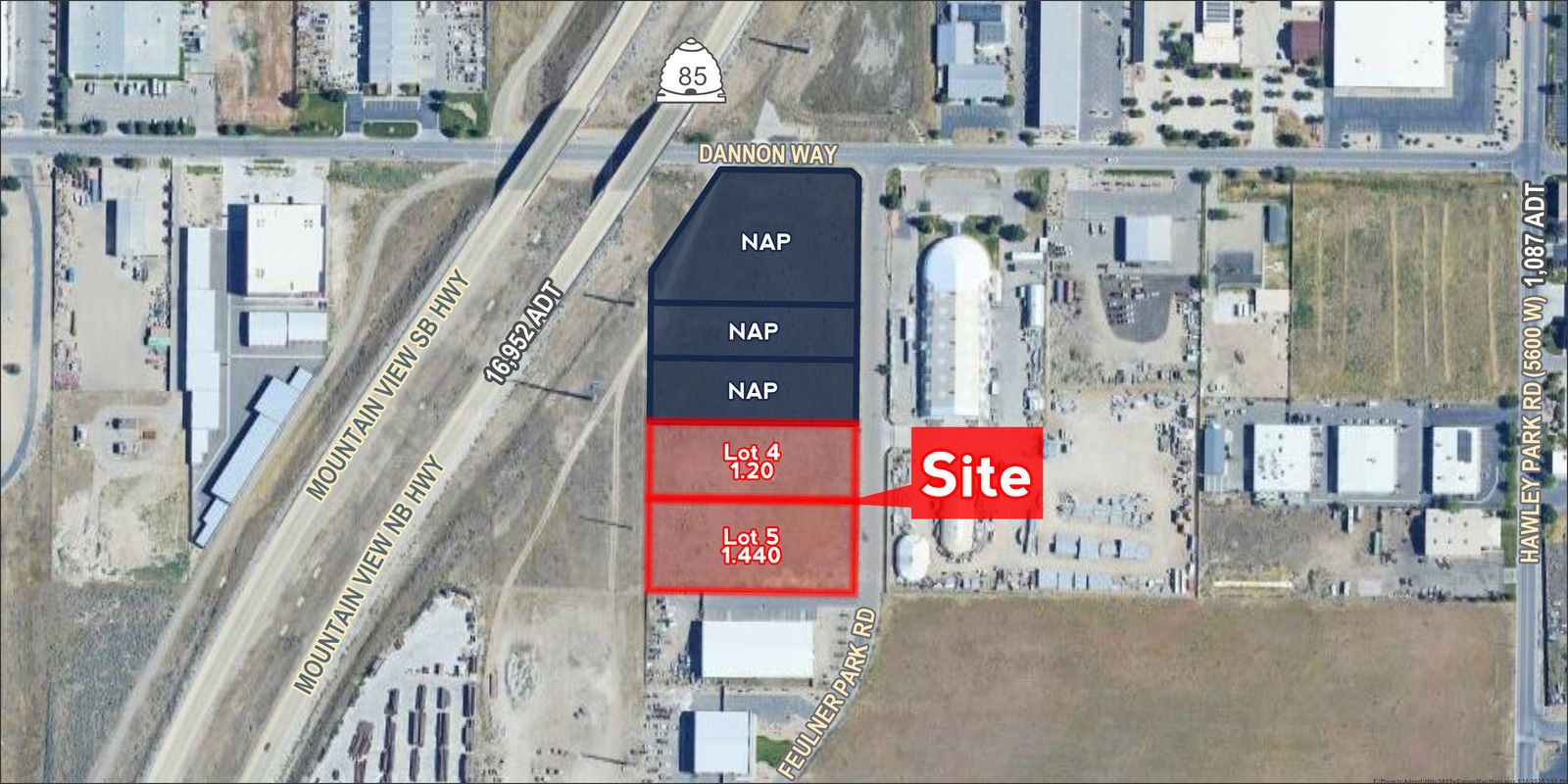 Very Rare 1 Acre M-1 Industrial Lots For Sale- West Jordan- Feulner Park