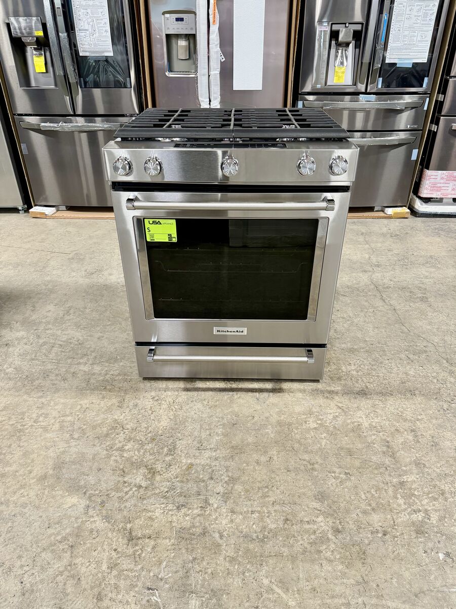 KITCHENAID GAS RANGE WITH 5 SEALED BURNERS