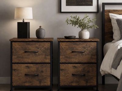 New! Set of 2 Modern Nightstands — $50 for Both