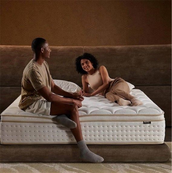 OFFTRZ Hybrid Mattress - Plush Contour & Firm Support for All Sleepers, Queen Size