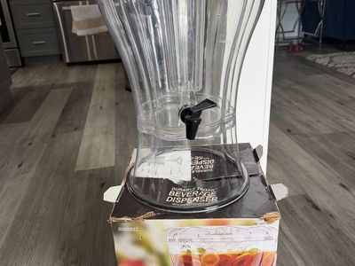 Buddeez 3.5 Gallon Durable Tritan Beverage Dispenser with Ice Cone