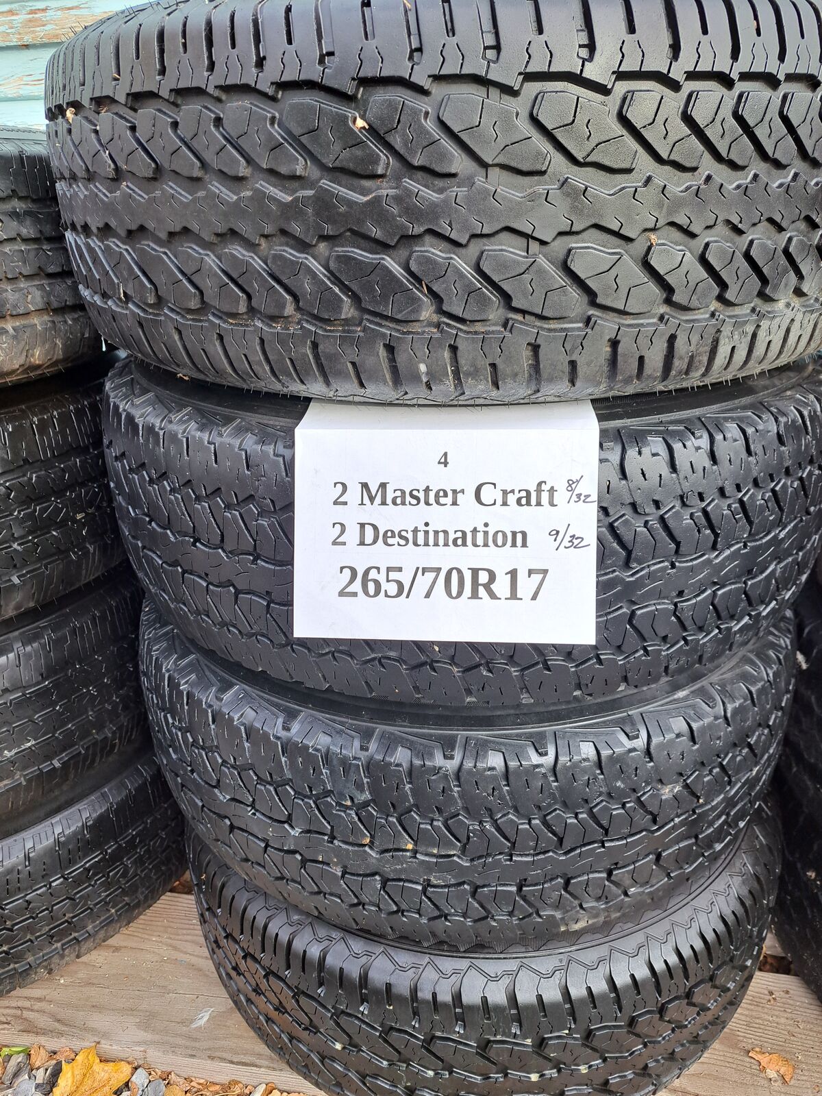 265/70 R17 Tires with Rims