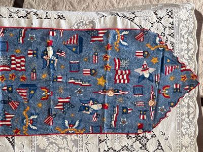 Patriotic Table Runner 55"