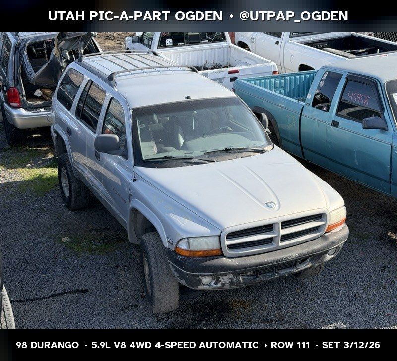 1998 Dodge Durango Parts - UTPAP Ogden