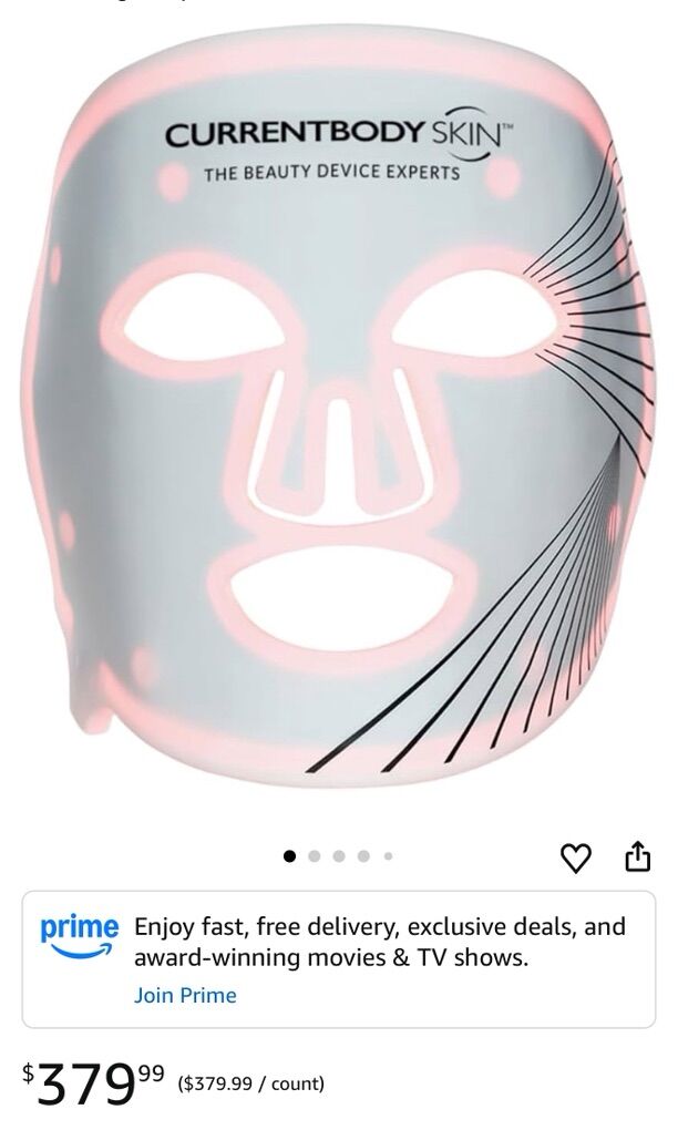 GLOWING SKIN AT HOME! CurrentBody LED Mask