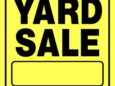 YARD SALE 4/4