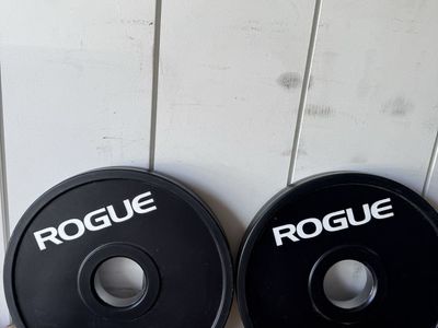 New Rogue Fitness 10 Pound Urethane Change Plate Pair (20 Pounds Total)