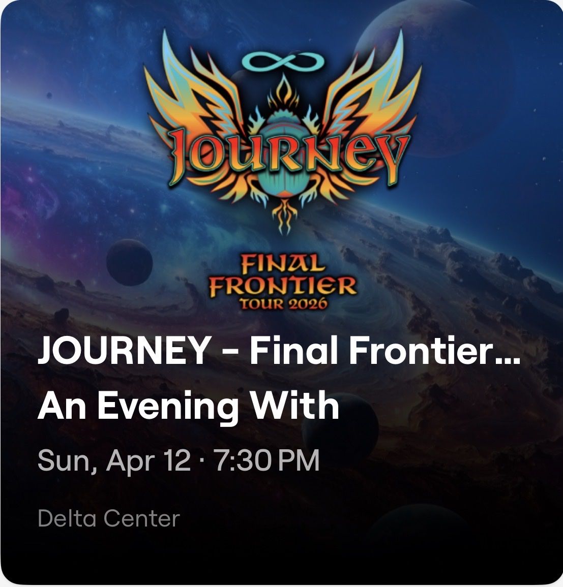 Journey Tickets - LOWER BOWL!