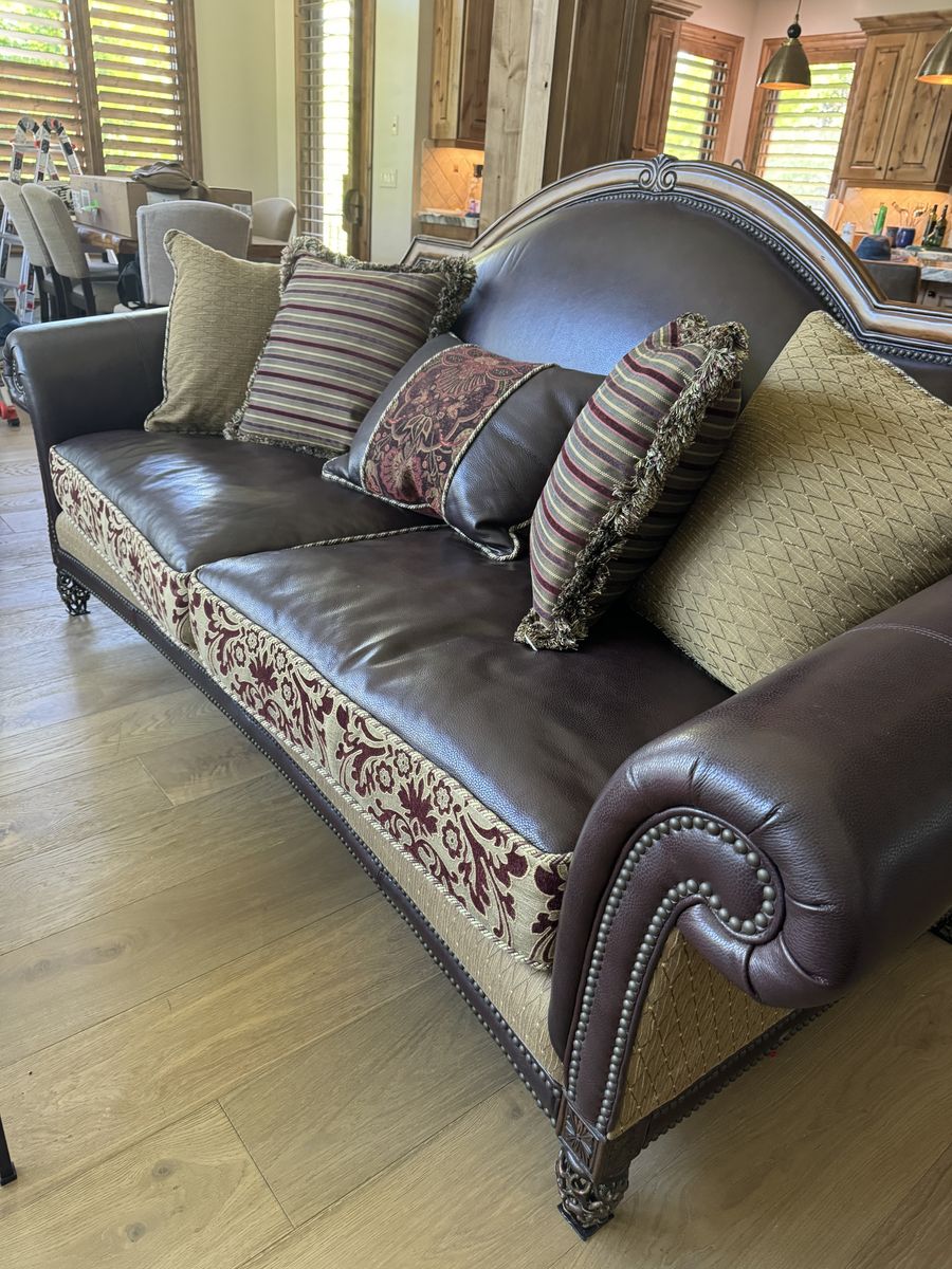 Leather couch
