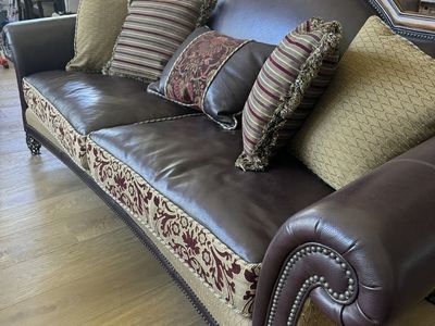 Leather couch
