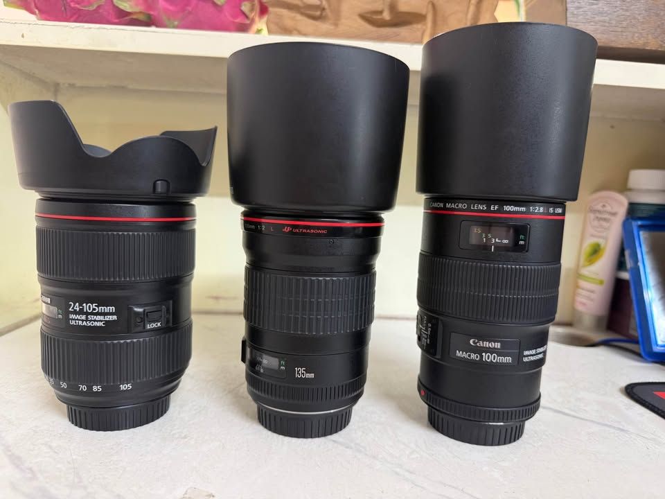 Canon 3 lenses
