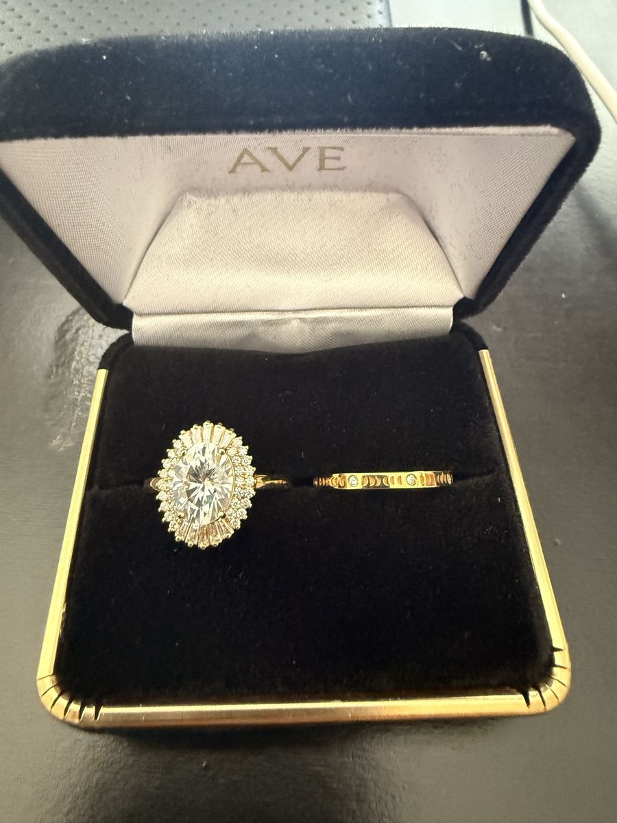 Engagement Ring and Wedding Band