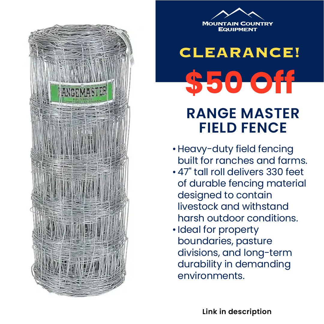 *SALE* ($50 OFF) RANGE MASTER FIELD FENCE 47" X 330'
