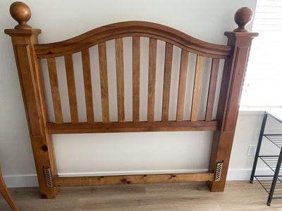 Queen Oak Headboard