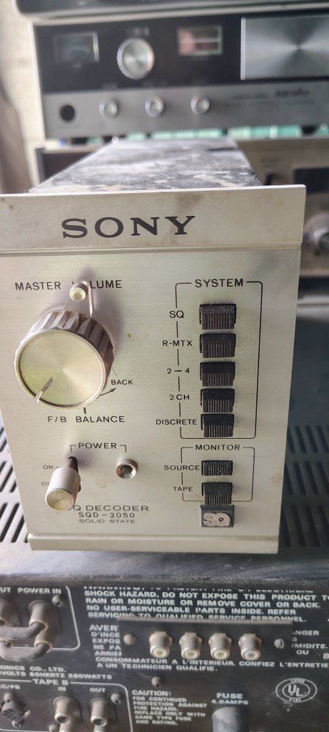 Sony SQ SQD-2050 matrix decoder vintage
