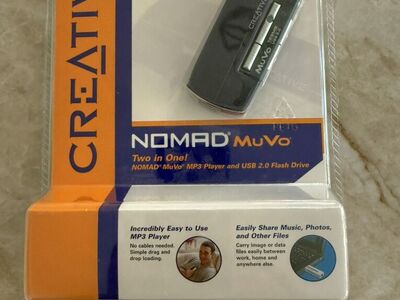 Creative Nomab MuVo MP3 Player-New/Rare